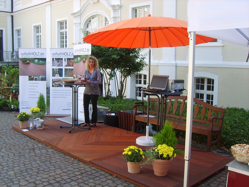 Messestand in Bad Schussenried
